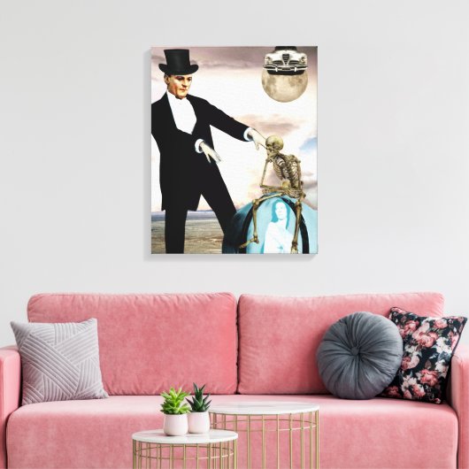 God speelt canvas druk (Insitu (Woonkamer))