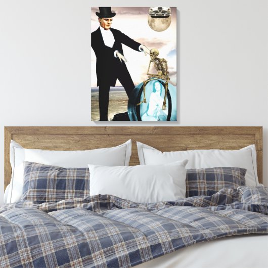 God speelt canvas druk (Insitu (Slaapkamer))