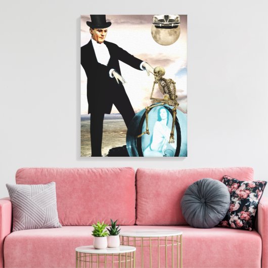 God speelt canvas druk (Insitu (Woonkamer))