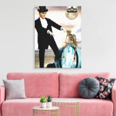 God speelt canvas druk afdruk (Insitu (Woonkamer))