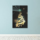 God speelt geen dobbelsteen 2014 canvas afdruk (Insitu (Houten vloer))