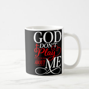 God speelt niet met mij Irrationeel geloof  Koffiemok