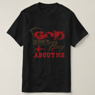 God speelt niet met mij - Krachtige geloofsbelijde T-shirt