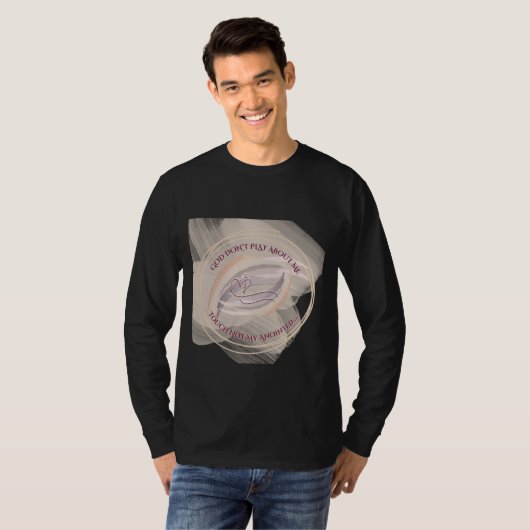 God speelt niet met mij T-Shirt (Voorkant volledig)