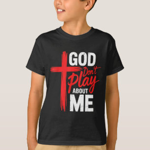 God Speelt Over Geloof Inspirerend T-shirt