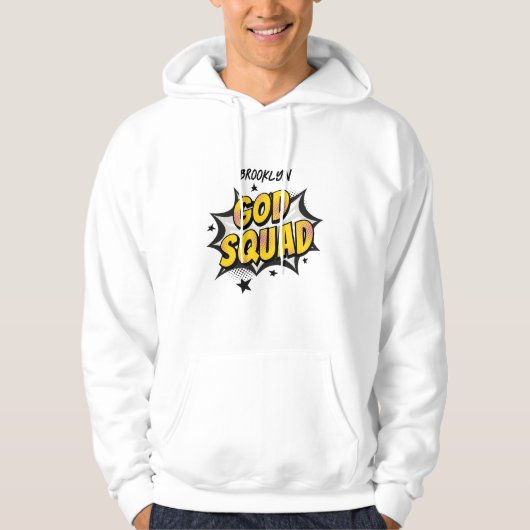 God Squad Christelijke jeugdgroep Zondag school Hoodie (Voorkant)