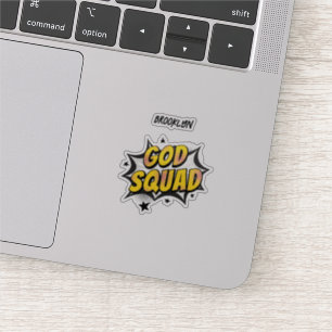 God Squad Christelijke jeugdgroep Zondag school Sticker