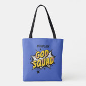 God Squad Christelijke jeugdgroep Zondag school Tote Bag (Achterkant)