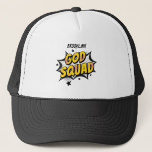God Squad Christelijke jeugdgroep Zondag school Trucker Pet