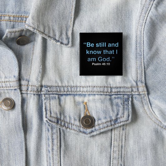 God - Square Button (In situ)