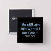 God - Square Button (Voorkant /achterkant)