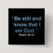 God - Square Button (Voorkant)