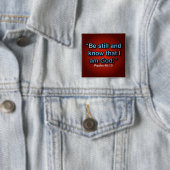 God - Square Button (In situ)