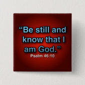 God - Square Button (Voorkant)