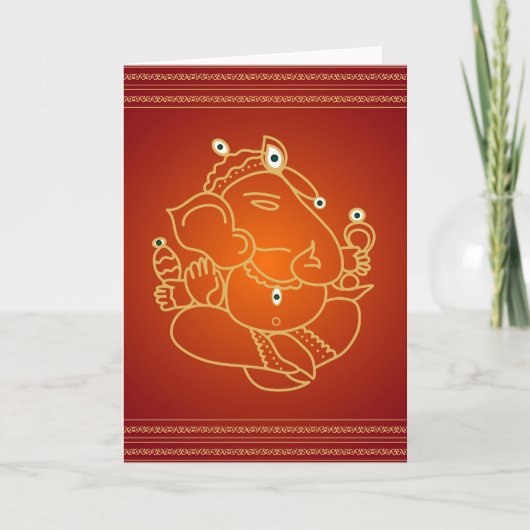 God SriGanesha - Kaart (Voorkant)