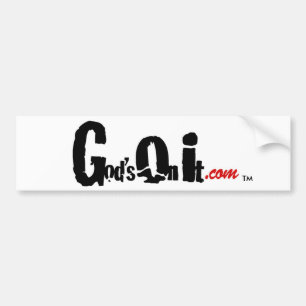 God staat op het bumpersticker