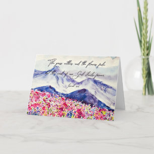 God staat voor eeuwig Wenskaart Kaart