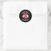 God Sterker Dan Multipel Myeloom Ronde Sticker (Tas)