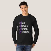 God streeft de Groei T-shirt (Voorkant volledig)