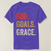 God streeft naar een Christelijke uitwerkingsfitne T-shirt (Design voorkant)