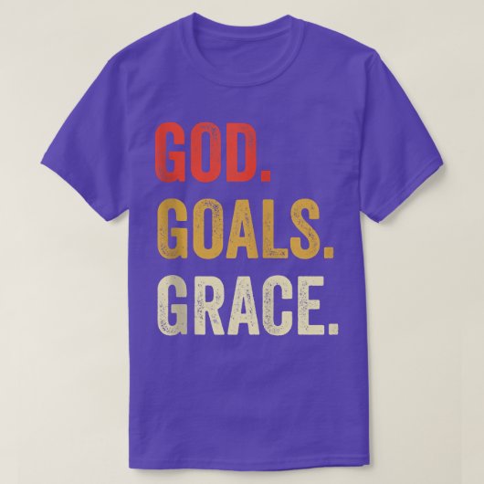 God streeft naar een Christelijke uitwerkingsfitne T-shirt (Design voorkant)
