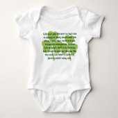 God stuurde je het beste dat hij had Baby Girl Romper (Voorkant)