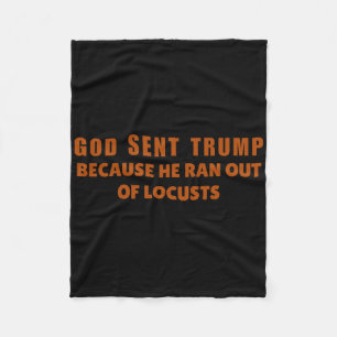 God Stuurde Trump Omdat Hij Sprong Tekort Anti- Fleece Deken