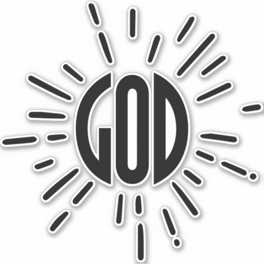 God Sun Sticker (Voorkant)