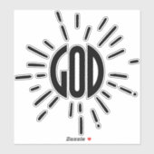 God Sun Sticker (Vel)
