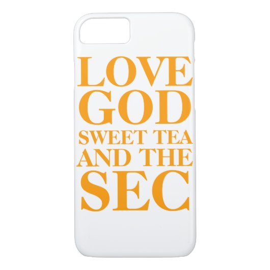 GOD-SWEET TEA EN SEC Case-Mate iPhone CASE (Achterkant)