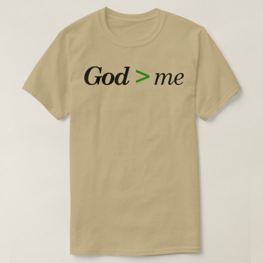 God T God TshirtReligieuze trouw T-shirt (Design voorkant)
