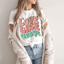 God T-shirt, bescheidenheid Shirt, liefde als Jezu