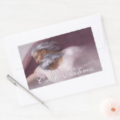 God the Father Renaissance Devotional Design Rechthoekige Sticker (Envelop)
