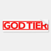 God Tier Stamp Bumpersticker (Voorkant)
