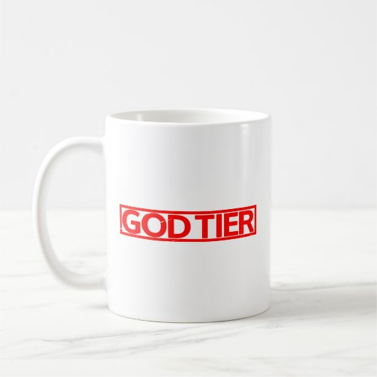 God Tier Stamp Koffiemok (Links)