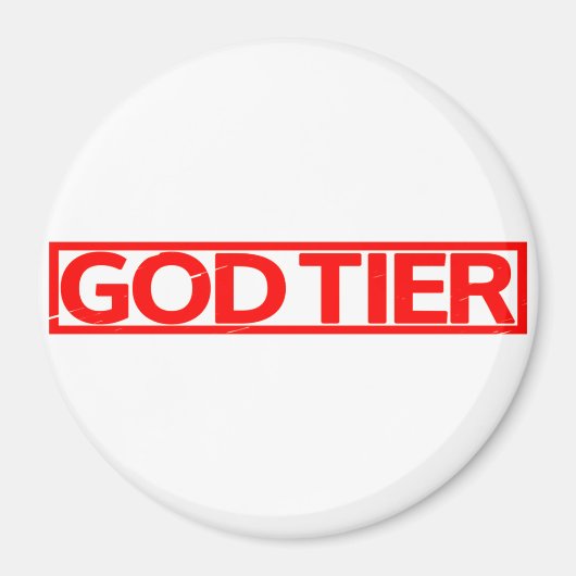 God Tier Stamp Magneet (Voorkant)