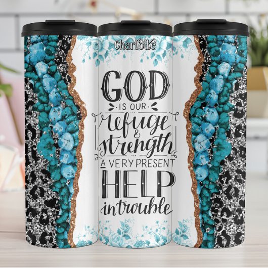 God toevlucht kracht helpen problemen thermosbeker