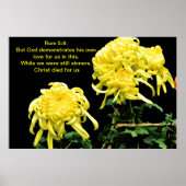 God toont zijn eigen liefde poster (Voorkant)