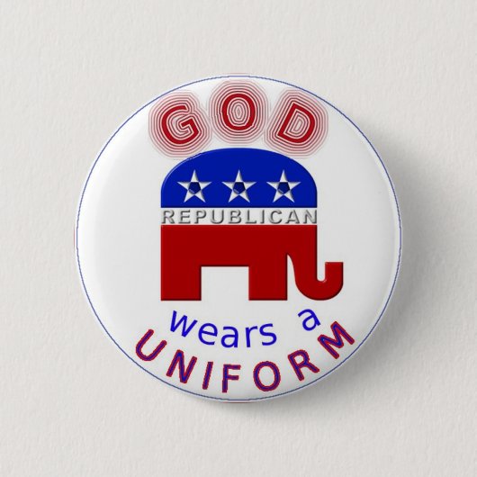 GOD Uniform Ronde Button 5,7 Cm (Voorkant)