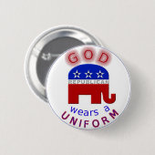 GOD Uniform Ronde Button 5,7 Cm (Voorkant /achterkant)