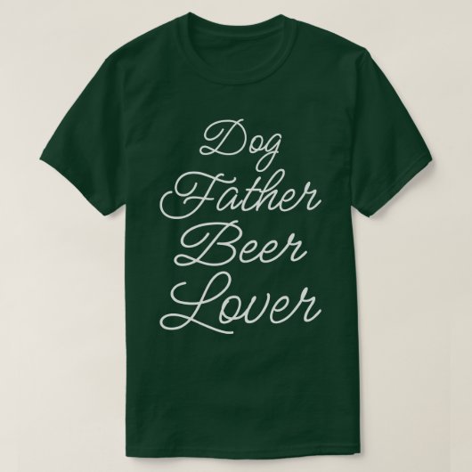 God Vader Bierliefhebber II T-shirt (Design voorkant)