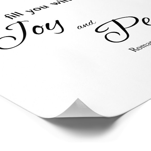 God van de Hoop, zegen Poster (Hoek)