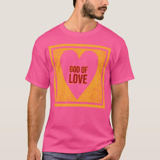 God van de liefde t-shirt
