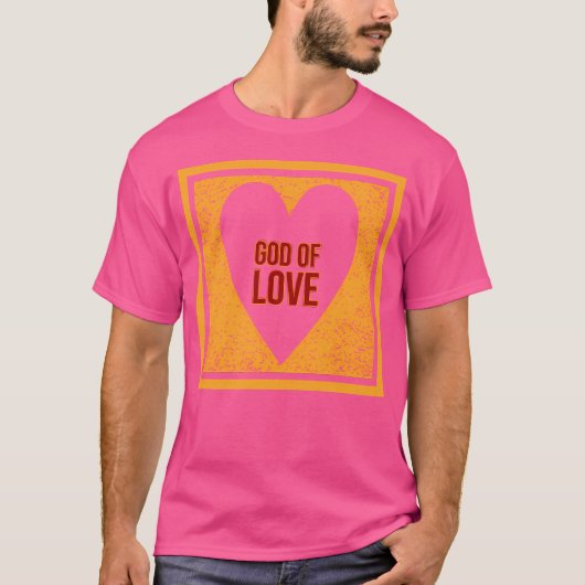 God van de liefde t-shirt (Voorkant)
