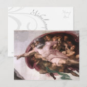 God van de schepping van Adam in detail Briefkaart (Voorkant / Achterkant)