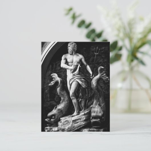 God van de Zee - Briefkaart (Staand voorkant)