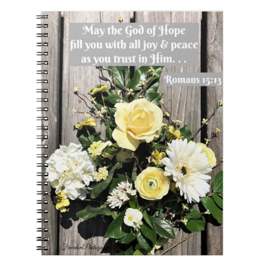 God van Hoop Notitieboek (Voorkant)