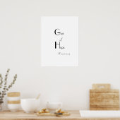 God van Hoop Poster (Keuken)