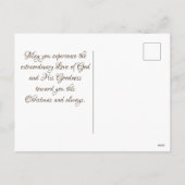 God van hoop, Romeinen 15:13 Bijbelvers, Kerstmis Feestdagenkaart (Achterkant)