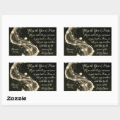 God van hoop, Romeinen 15:13 Bijbelverse, Kerstmis Rechthoekige Sticker (Vel)